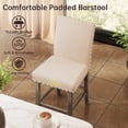 thumbnail image 7 of Morden Fort 25.5" Counter Height Barstools Set of 2, Farmhouse Wooden Island Chairs for Kitchen, Dining Room, Café, 7 of 7