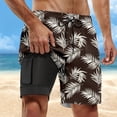 thumbnail image 2 of Men's Casual Shorts Mens Tennis Short Mens Apparel Shorts Quick Y Men Swim Shirt Baggy Cargo for Men Light Boy for Women Casual Set Denim Cargo Tall Athletic Brown 3XL, 2 of 4