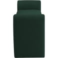 thumbnail image 3 of Meridian Furniture Stylus Green Fabric Bench, 3 of 5