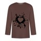 thumbnail image 5 of Camisetas de Manga Larga para Hombres, Día de San Valentín Impreso 3/4 Manga Camiseta de Fitness, Mezcla de Algodón Casual, 5 of 9