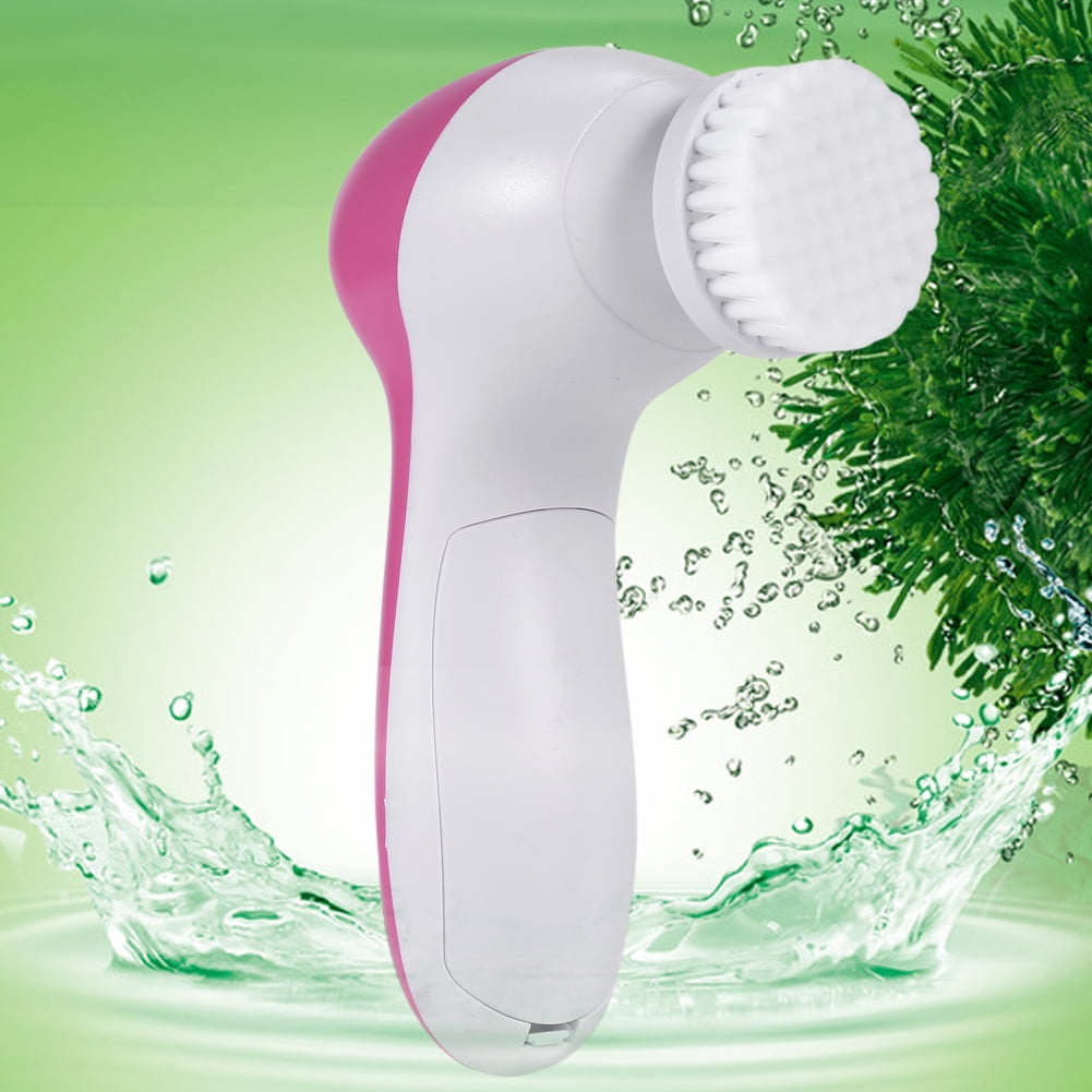 OTVIAP 5 In 1 Beauty Face Care Massager Electric Facial Cleanser Body Cleaner Brush Massaging