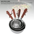thumbnail image 4 of Small Sauce Pot, Pour Oil Small Pot Eco Friendly 4pcs Professional Stainless Steel  for Kitchen Cooking, 4 of 7