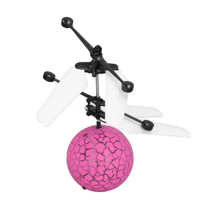 Flying Ball, Wind Blade LED Light Intelligent USB Charging Flying Toy Stable For Outdoor