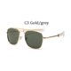 thumbnail image 1 of Gafas de sol de piloto para hombre, lentes ópticas militares del ejército americano, de diseñador de marca, a la moda, novedad de 2021 Fivean unisex, 1 of 2