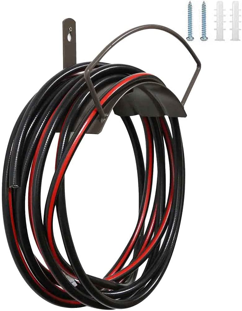 Suncast Slide Trak Hose Hideaway 125 ft. Wall Mount Hideaway Brown Hose