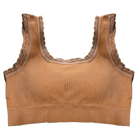 

Women Lace Beautiful Back Bra Skin Friendly Bra Breathable Sleeping Underwear Bra