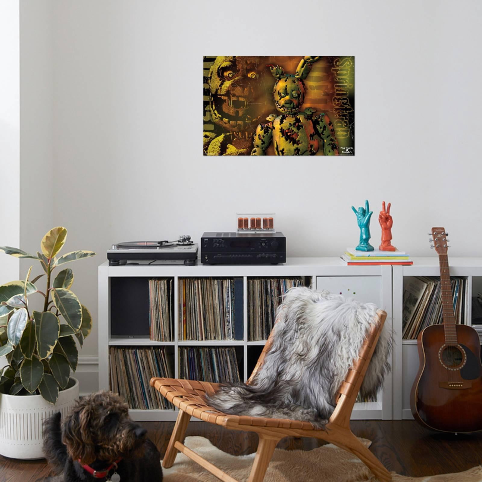 Five Nights at Freddy's - Springtrap Canvas Wall Poster, 22.375" x 34"