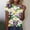 Purple(New)H, variant on PNTUTB Women's Carnival Themed T Shirt Loose Crew Neck,Comfortable Short Sleeves,Stylish Print Tops