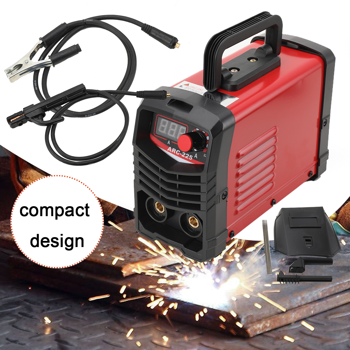 TABODD 110V 300AMP Mini IGBT ARC Welding Machine Inverter DC MMA Electric Welder Stick