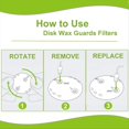 thumbnail image 4 of Filtros Anticerumen para Audífonos y Unitron, Kit de Limpieza para Audífonos Cerushild (Paquete de 3), 4 of 5