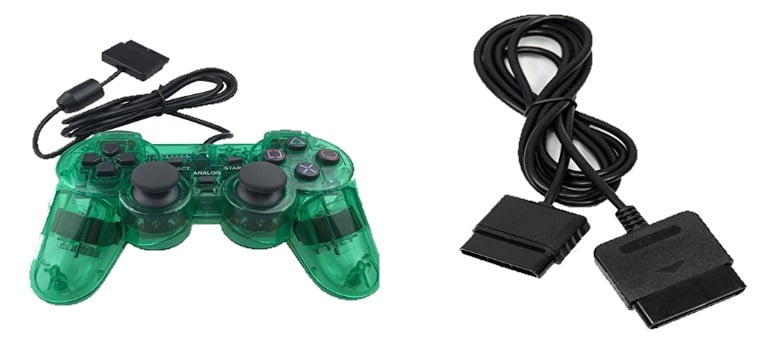 ps2 cords and controller