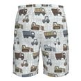 thumbnail image 6 of Naloa Tractor and Dumper Men's Beach Shorts, Surfing shorts, Swim trunks, Quick Dry Swim Trunks for Surfing Beach Fun - XX-Large, 6 of 9
