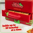 thumbnail image 4 of Vaporizador de alimentos Nostalgia Taco Tuesday Tamales, 2 niveles, 4 of 7