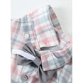 thumbnail image 5 of CARETOO Baby Boy Clothes Suit Romper Plaid Shirt Shorts Suspender Pants Formal Cotton Fabric 3pcs, 5 of 18