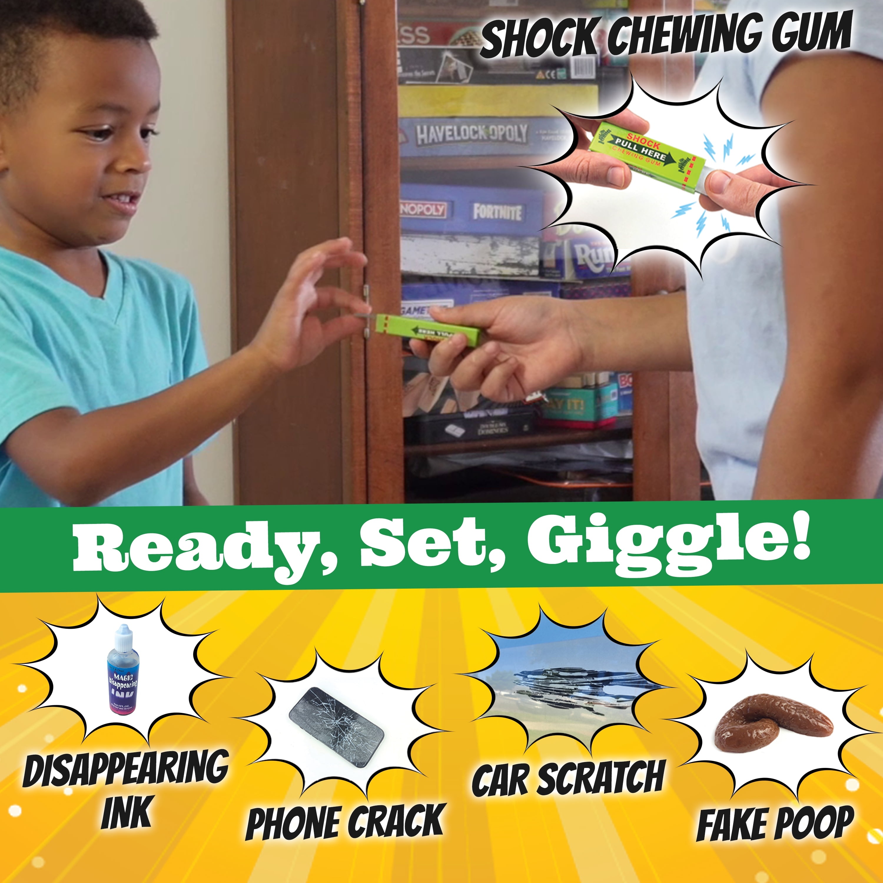 BLOONSY Ultimate Prank Kit for Kids Ages 812 | 20 Fun Pranks & Practical Jokes | Prank Toys Gift Set(图3)