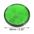 thumbnail image 4 of Unique Bargains 8 Pcs Round Stick-on Safety Spoke Reflective Self Adhesive Reflector for Motorcycle Bicycle Bike Green, 4 of 6
