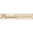 thumbnail image 2 of Rader, Lauren 32x9 Gold Ornate Wood Framed with Double Matting Museum Art Print Titled - Friends Gather Here, 2 of 4