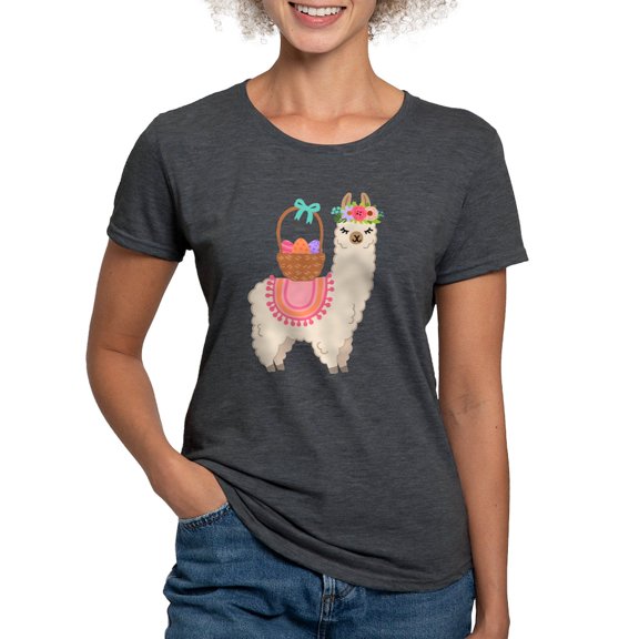 CafePress - EASTER ALPACHA T Shirt - Womens Tri-blend T-Shirt