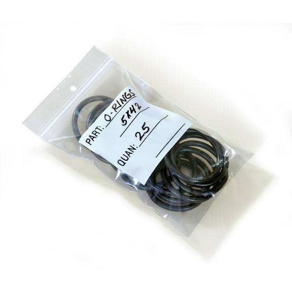 Zip-Top Reclosable Part Bags, Write-on White Block, 6" x 8" Heavy Duty 4-Mil Poly w Hang Hole - Box of 1,000