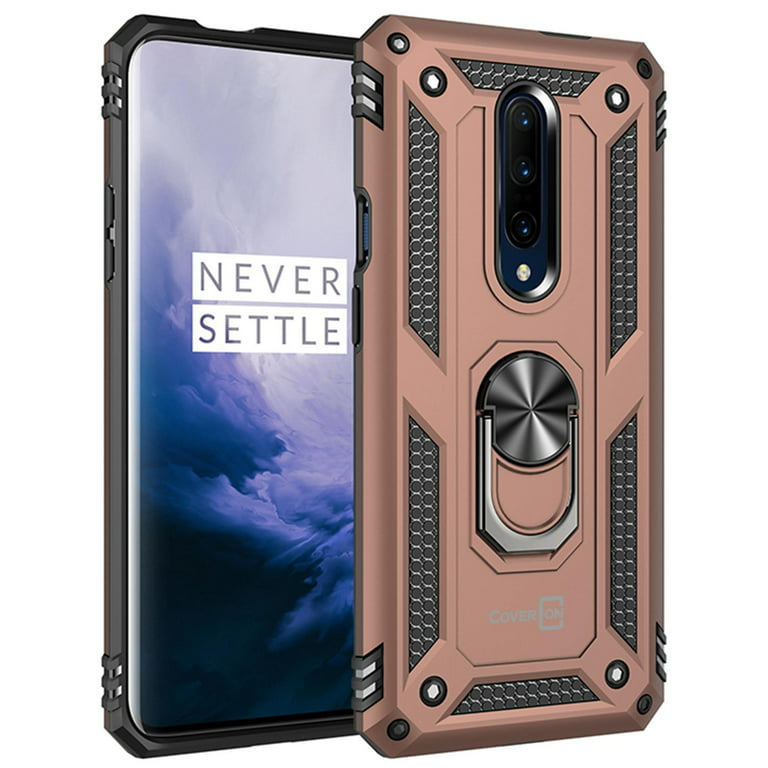 OnePlus 7 Pro Case with Magnetic Car Mount Compatible Ring Holder Kickstand Phone Cover - Resistor Series - Walmart.com