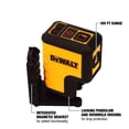 thumbnail image 2 of Nivel láser DEWALT DW08302 Láser de 3 puntos clase 2 rojo, 2 of 8