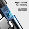 thumbnail image 4 of QualitChoice LED USB Type C Cable Braided Fast Charging Type-C Cable USB-C Charging Cable Black7, 4 of 6