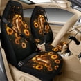 thumbnail image 2 of Xoenoiee Horse Sunflower Print 5 Pcs Car Seat Covers Auto Accessories Full Set for Women Men Leather Automotive Front Seat Protector Safety Shoulder Pad Car Armrest Cover, 2 of 7