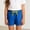 A144 Blue, variant on Girls Summer Casual Sweatshorts Elastic Waist Drawstring Athletic Lounge Shorts with Rolled Hem Comfortable Lightweight Activewear for Gym Running Play