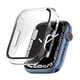 thumbnail image 3 of Parachoques de vidrio templado + cubierta para Watch Series 8 7 6 5 4 SE (blanco transparente), 3 of 9