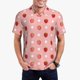 thumbnail image 1 of Fotbe Strawberries Camiseta Polo de Golf para Hombre con Estampado – Camisa Deportiva Transpirable con Cuello Abotonado-Small, 1 of 6