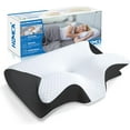 thumbnail image 1 of HOMCA Memory Foam Cervical Pillow - 2 in 1 Design, Armrest Support, Removable Pillowcase, 1 of 8