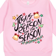 thumbnail image 3 of Inktastic Jesus is the Reason for the Season Christmas Bells and Stars Toddler Sweatshirt, 3 of 4
