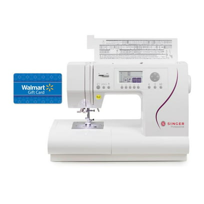 Singer c430 Professional Computerized Sewing Machine with LCD Screen, 810 Stitches + $30 Gift Card Bundle