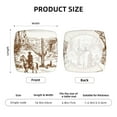 thumbnail image 6 of Uemuo Western Desert Cowboys Pattern Waterproof Square Couch Cushion Covers, Magic Sofa Covers Washable, Stretch Sofa Seat Cushion Slipcovers, 6 of 9