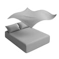thumbnail image 1 of Juego de Sábanas Matrimonial Spring Air Bamboo Sense Tacto Seda Transpirable Gris, 1 of 5
