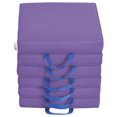 thumbnail image 2 of SoftZone® Square Floor Cushion with Handle 6-Piece - Purple, 2 of 2