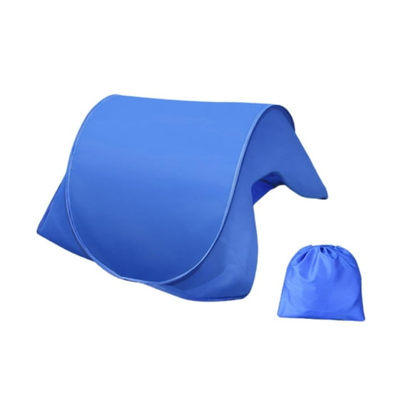 Miulika Instant Canopy Automatic Shade Tent Park Camping Mini Beach Head Sun Shelter Blue