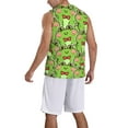 thumbnail image 2 of Honeii Cute Green Frog print basktball shirt for men and women, Unisex basketball jersey for Theme party-Small, 2 of 6