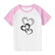 thumbnail image 3 of Blusas y camisas de manga corta con cuello redondo para niños y niñas, blusa de manga corta con estampado de cuello redondo, 3 of 7