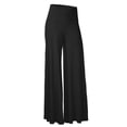 thumbnail image 4 of ClodeEU Women's Summer Ice Silk Wide Leg Pants,Loose Fit Casual Yoga Lounge Pants Black,Womens Plus XXXL, 4 of 4