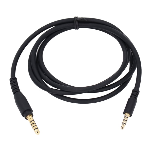 Cable de auricular de reemplazo, conector de 3.5 mm flexible 1.3 metros auriculares parauriculares enchufe y reproducir parauriculares ath gdl3 para computadoras
