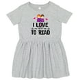 thumbnail image 3 of Inktastic I Love to Read Girls Toddler Dress, 3 of 5