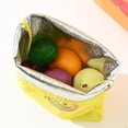 thumbnail image 6 of Shoreew Banana Storage Bag Drawstring Closure Aluminum Lining Easy to Clean Multi-purpose Reusable Fruit Vegetable Protective Bag, 6 of 7