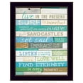 thumbnail image 1 of TrendyDecor4U MA809A-712 "Live in the Present" by Marla Rae Printed Framed Wall Art, 1 of 3