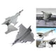 thumbnail image 1 of 2 piezas 1:72 Rafale Fighter + F-8 aleación modelo de avión a presión decoración de habitación Baoblaze 1 72 aviones de combate, 1 of 8