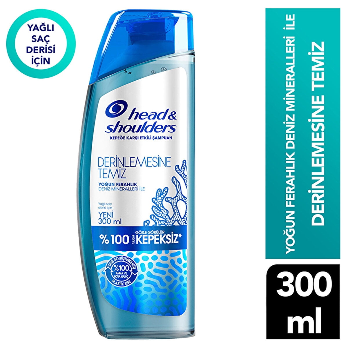 Head & Shoulders Deep Clean Shampoo Scalp Detox 300ml