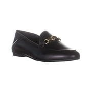 Womens MICHAEL Michael Kors Charlton Loafers, Black Leather, 7.5 US