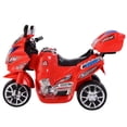 thumbnail image 3 of Patiojoy 6V Electric Toy Motorcycle Kids Ride On Car Battery Powered 3 Wheel Bicycle Red, 3 of 6