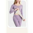 thumbnail image 6 of FAIWAD 2 Piece Sets for Women Long Sleeve Fleece Lined Top and High Waisted Stretch Pants Winter Thermal Set, 6 of 7