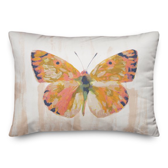 Creative Products Painted Butterfly 14x20 Spun Poly Pillow